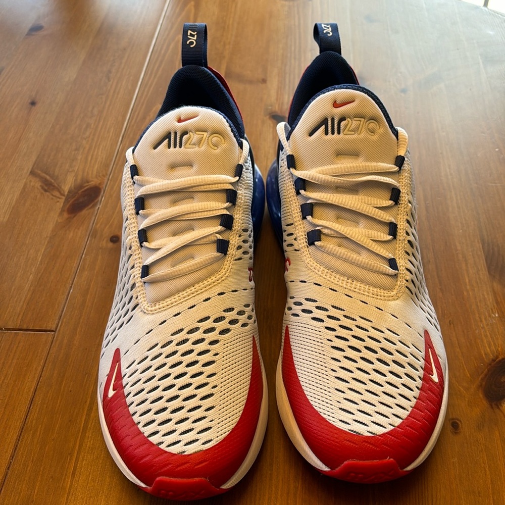 Nike Air Max 270 Brand New 10.5 Red, White & Blue